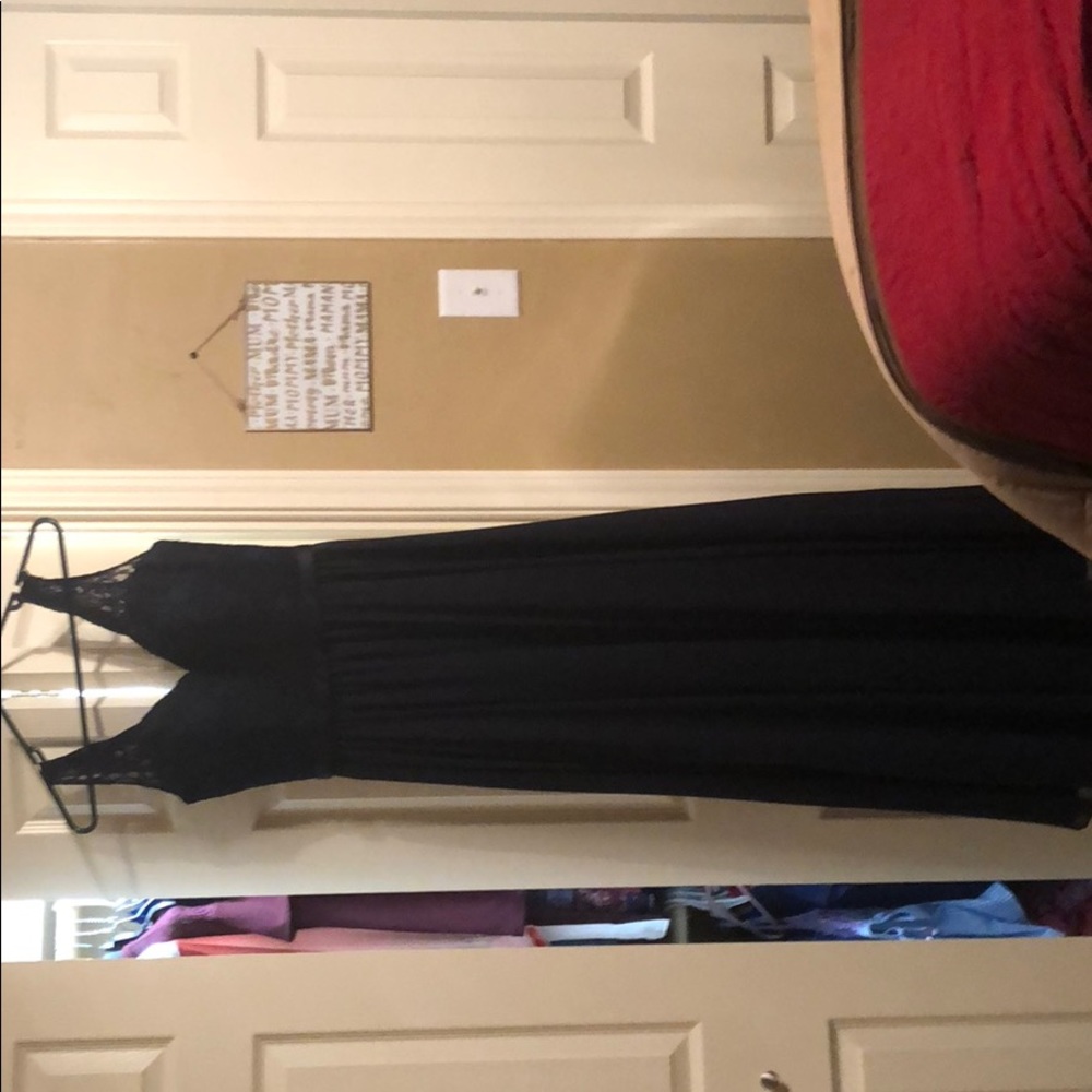 Formal Navy Blue lace Dress